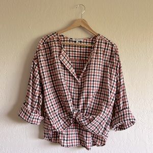 Madewell, Checkers Shirt, L